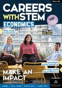 Cover of the Careers with STEM: Economics issue 2025
