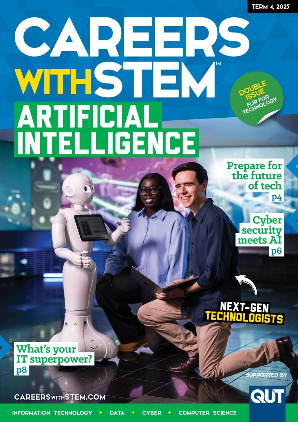 Cover of Careers with STEM: Artificial Intelligence 2025