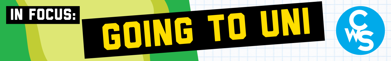 Going to Uni banner