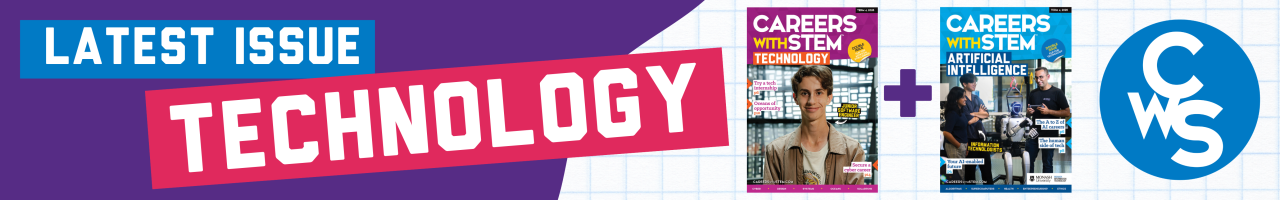Careers with STEM technology banner